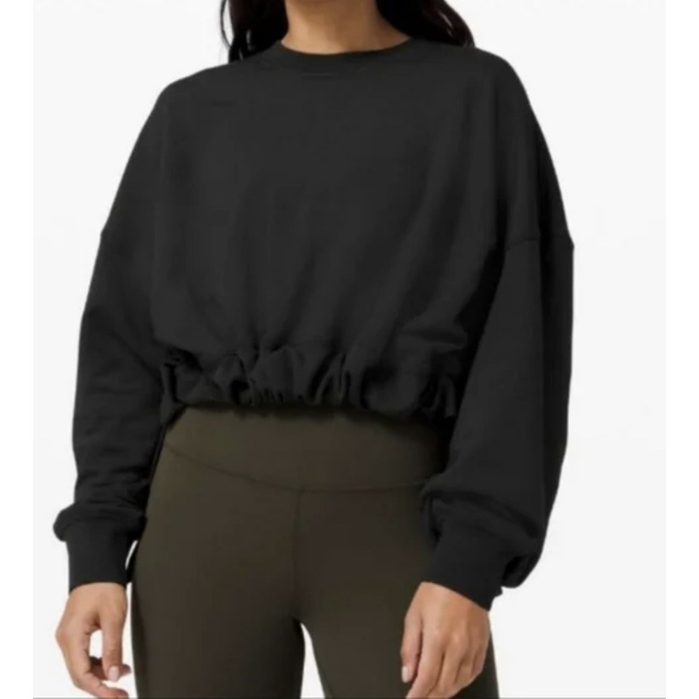 Lululemon Women's Bound To Bliss Pullover, Black, Size L XL